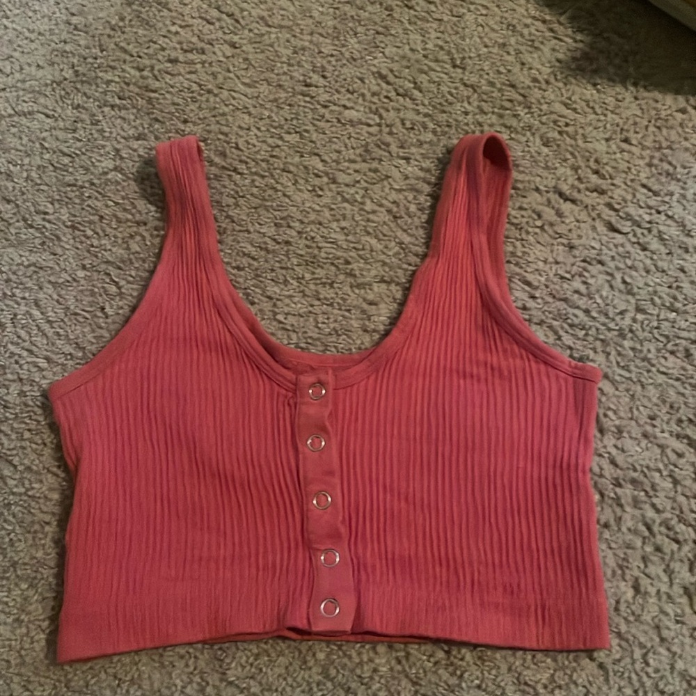 urban outfitters orange tank